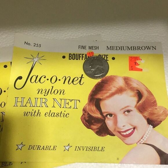 Set of 3 vintage jay-co-net Buffant hairnets - Picture 2 of 3